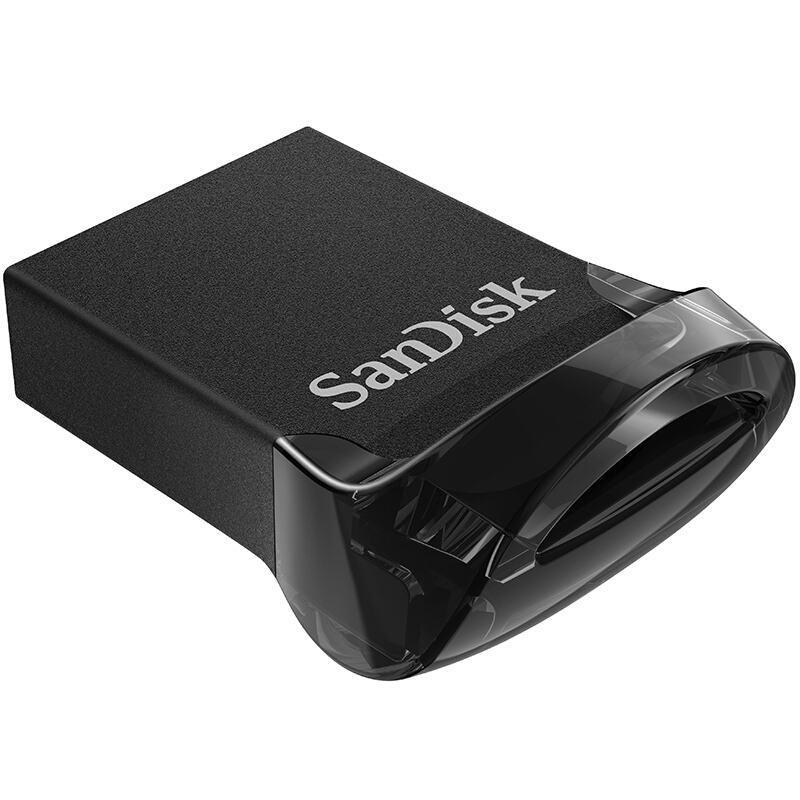闪迪 （SanDisk） 64GB USB3.1 U盘 CZ430酷豆 黑色 读速130MB/s 车载U盘